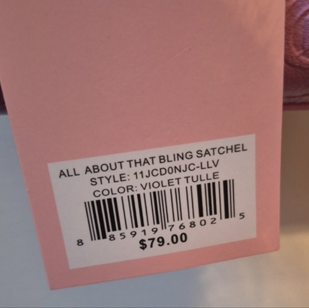 ALL ABOUT THAT BLING SATCHEL By Juicy Coutour! NWT! - Picture 4 of 17